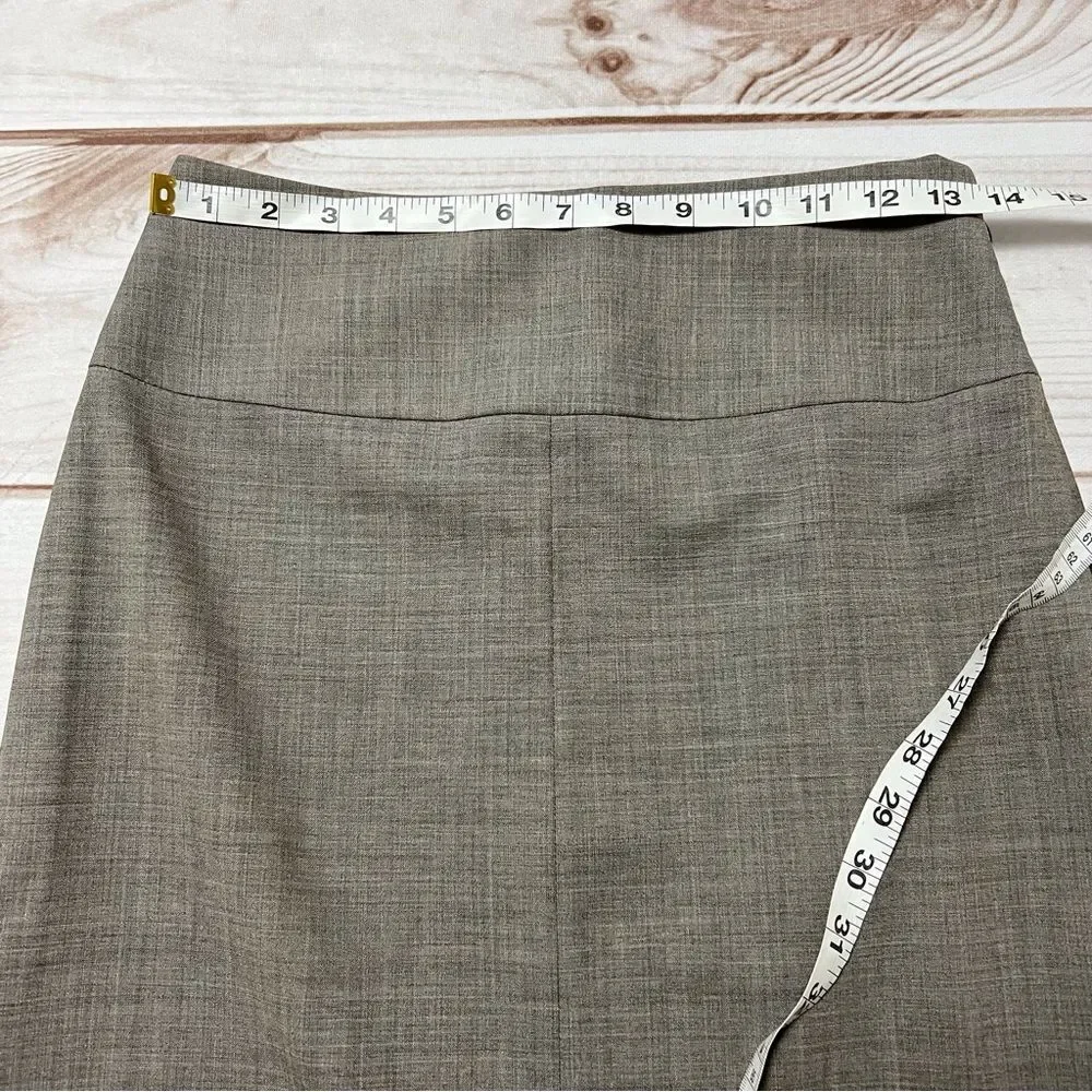 Banana Republic Brown Wool Pencil Skirt Size 4
